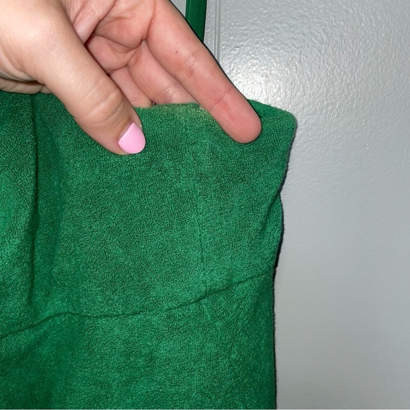 Zimmermann Short Green Terry Summer Dress Size Medium - Picture 5 of 6